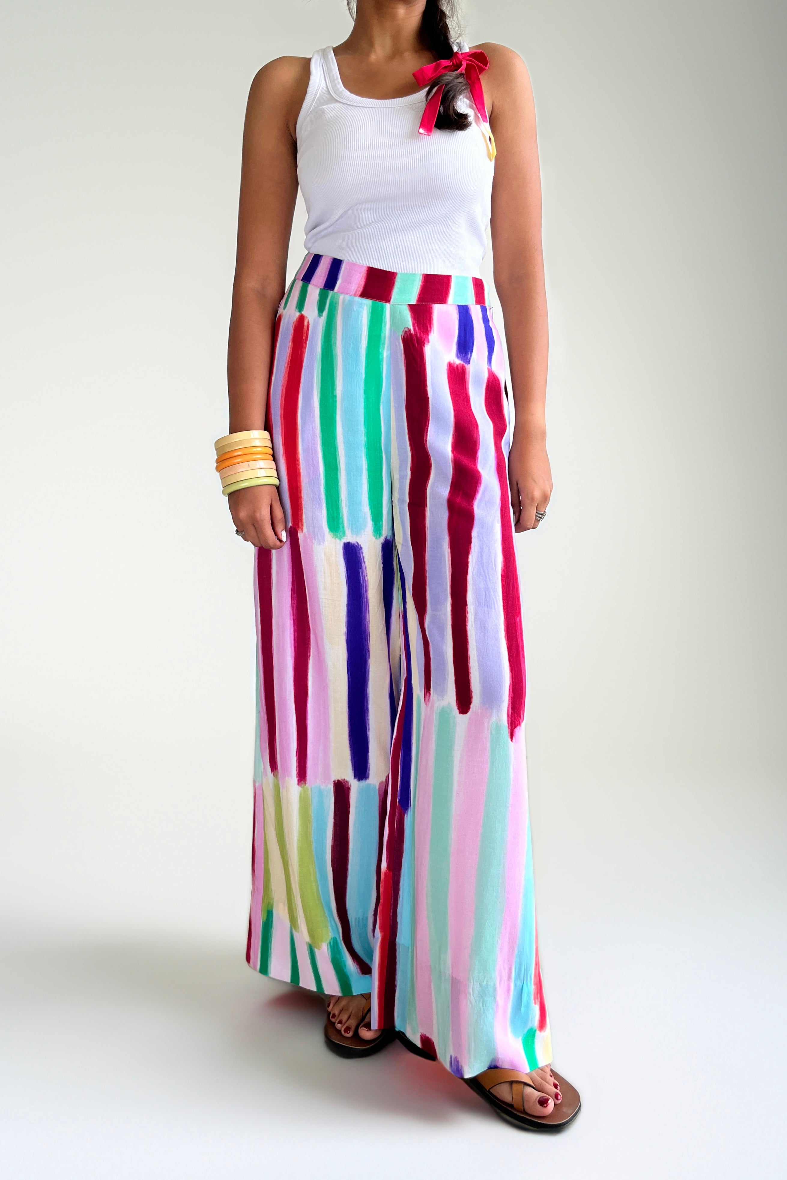 Colourful Flared Beach Pants – Printed & Breezy | IMSOO – Imsoo