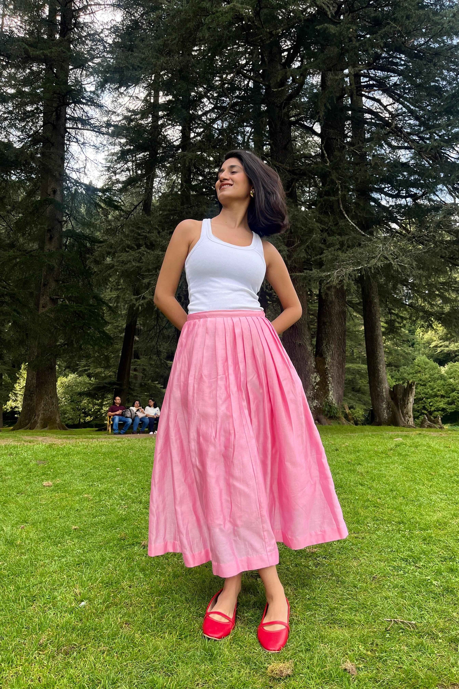 Cotton Candy - Pleated Skirt