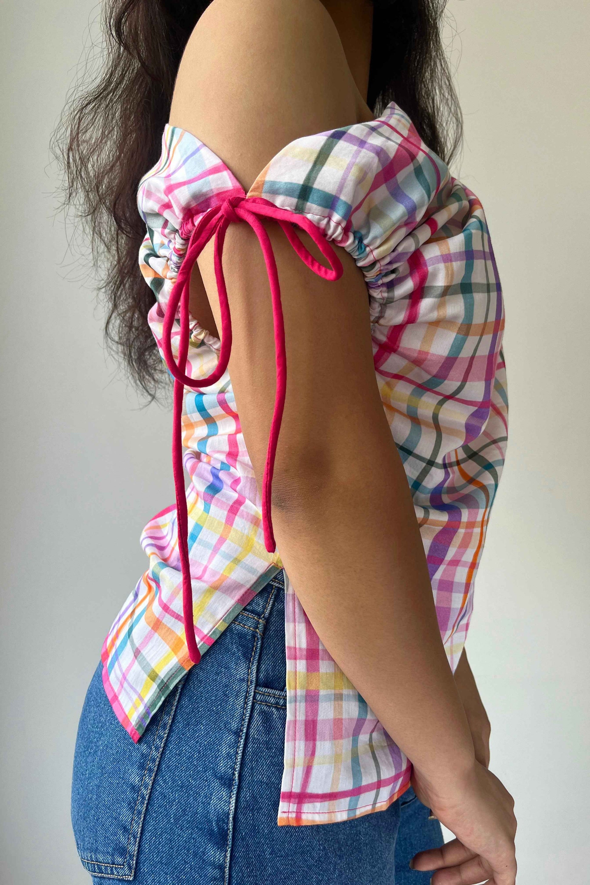 Bubblegum Off-Shoulder Top