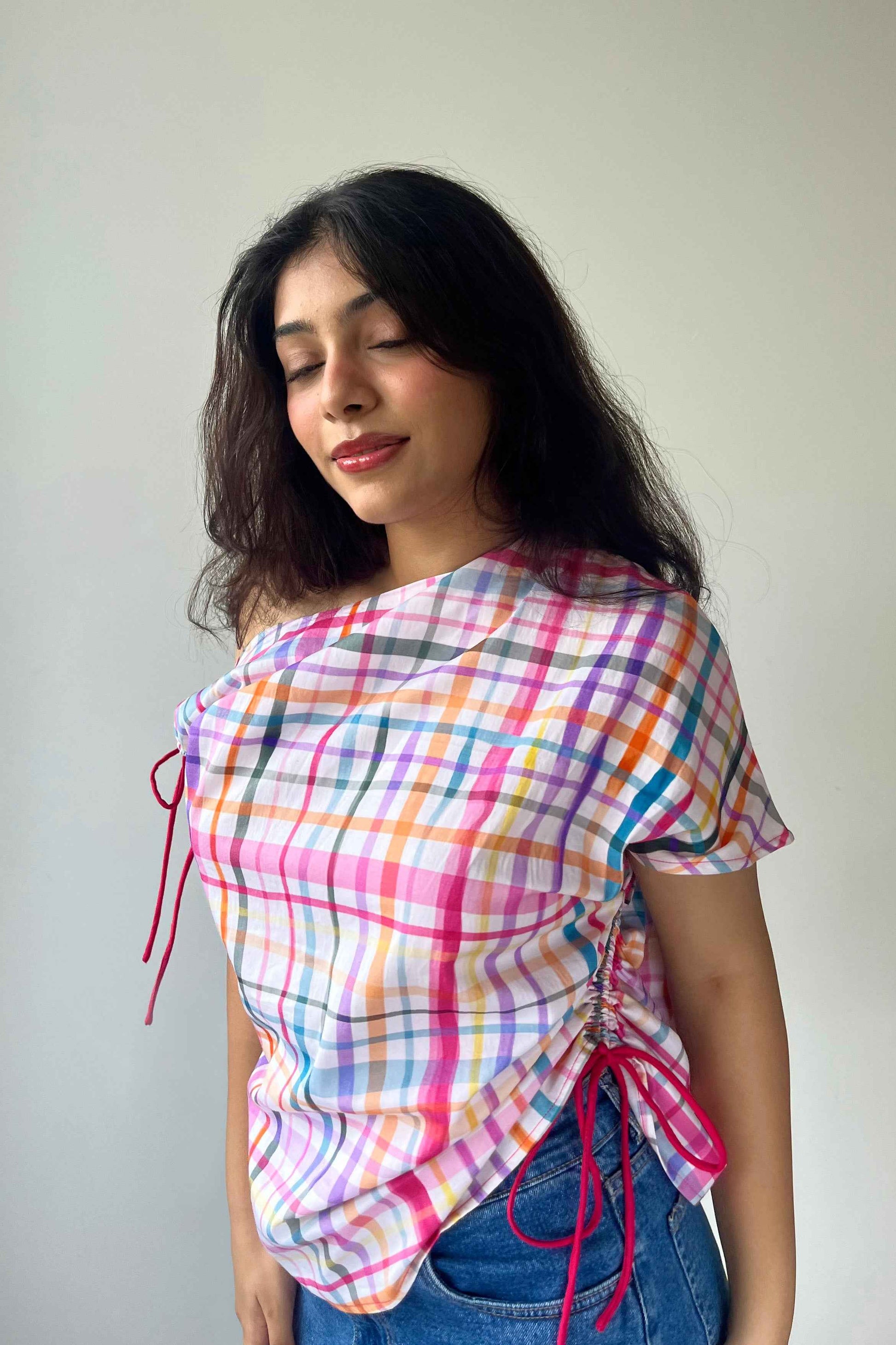 Bubblegum Off-Shoulder Top