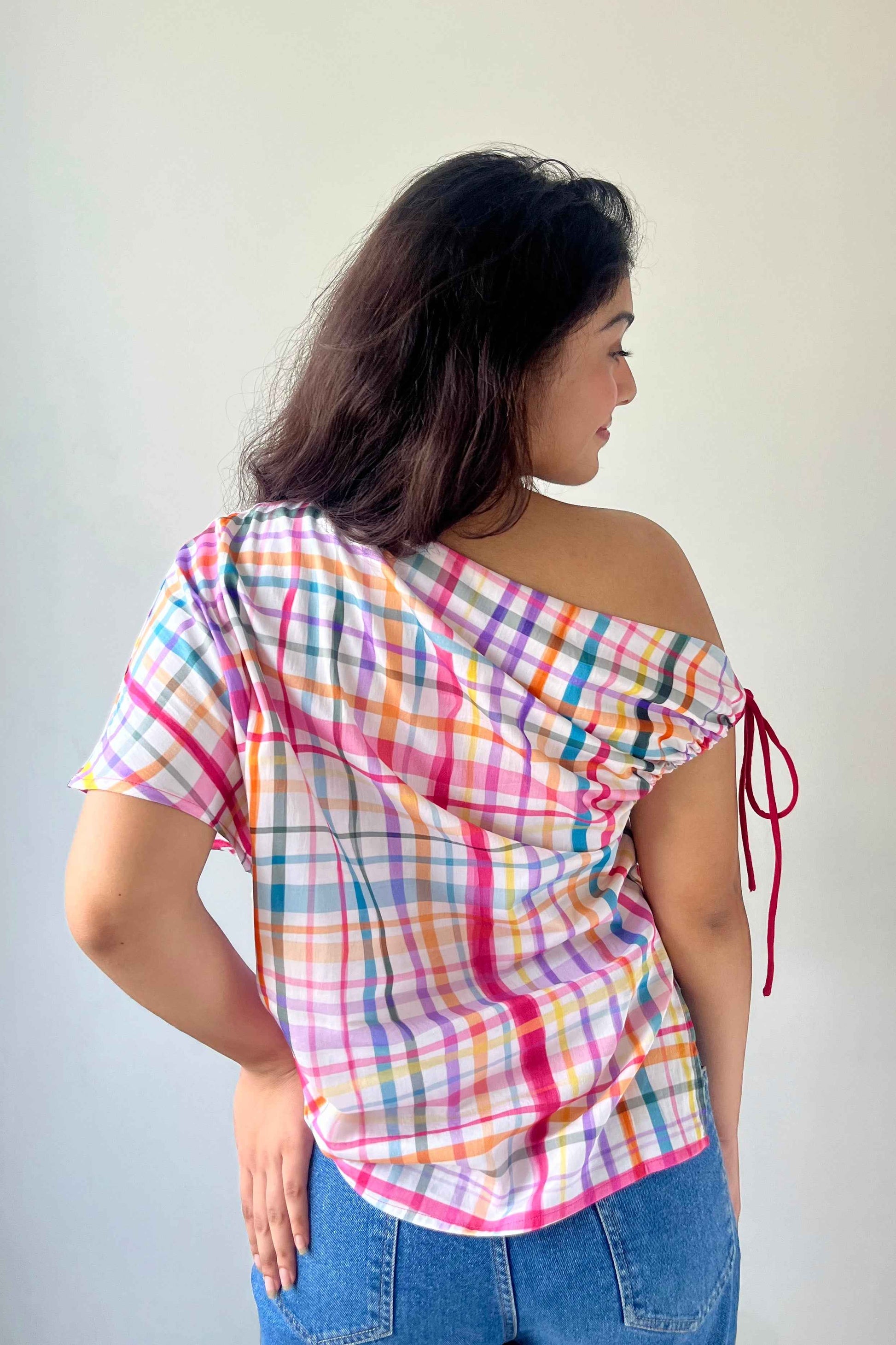 Bubblegum Off-Shoulder Top