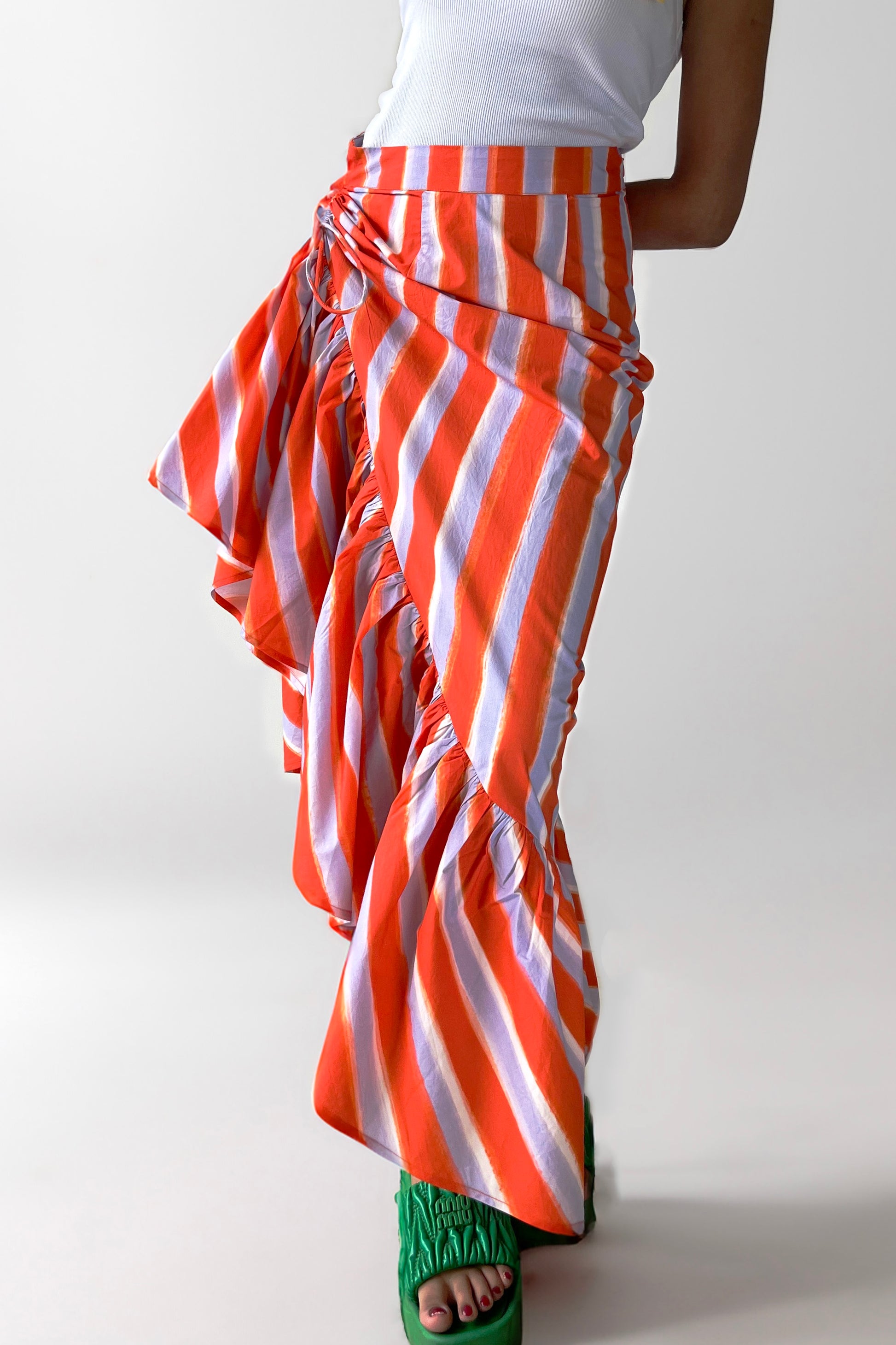 Orange Popsicle Cascade Skirt