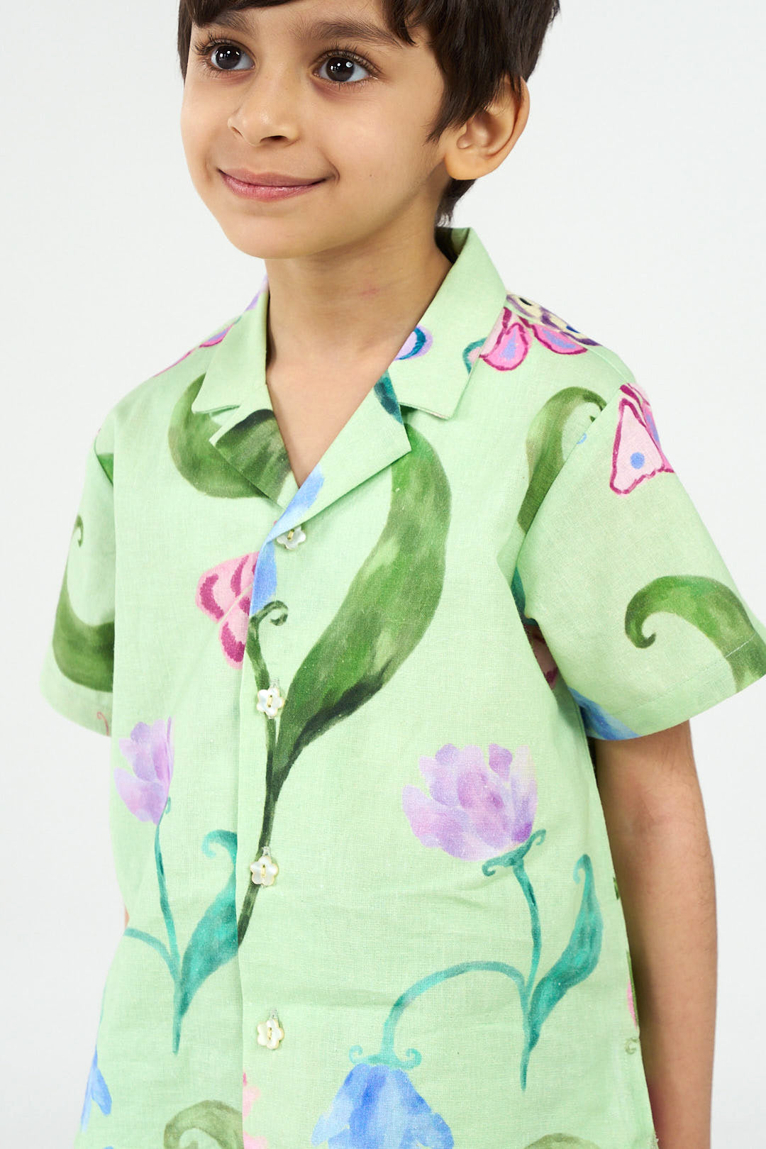 Gardenia Baby Boy Linen Co-ord Set