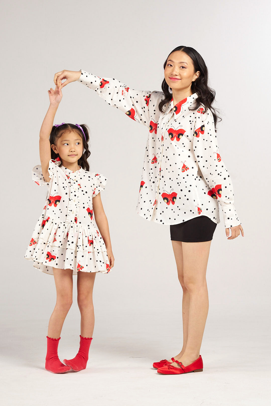 Baby Flutterfly Polka Dot Dress