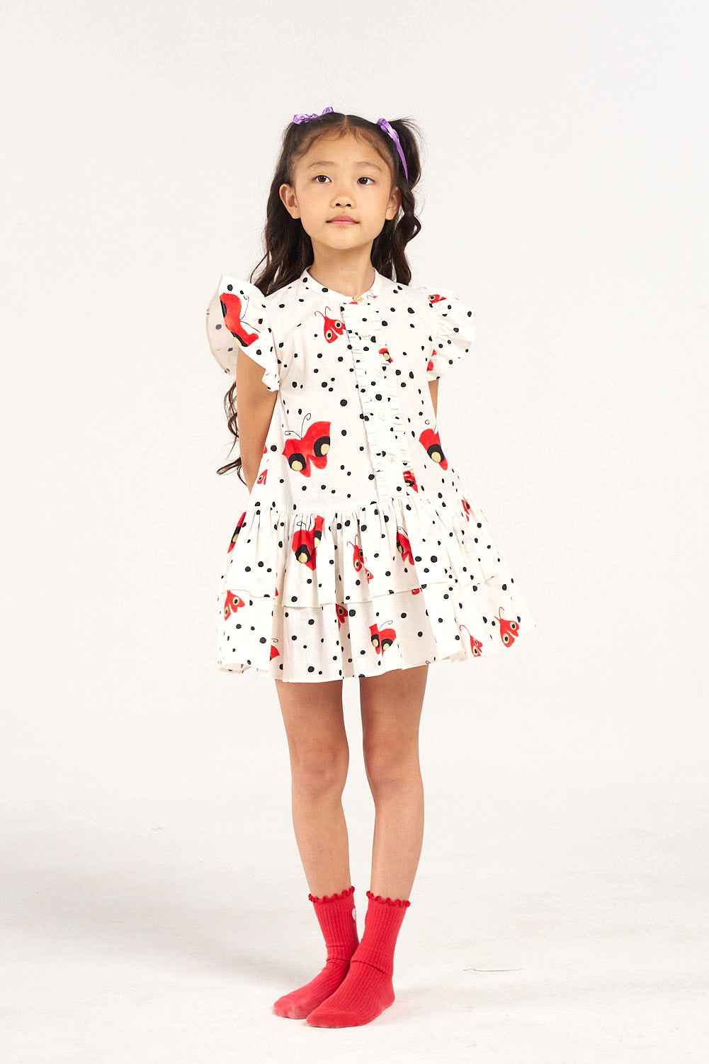 Baby Flutterfly Polka Dot Dress