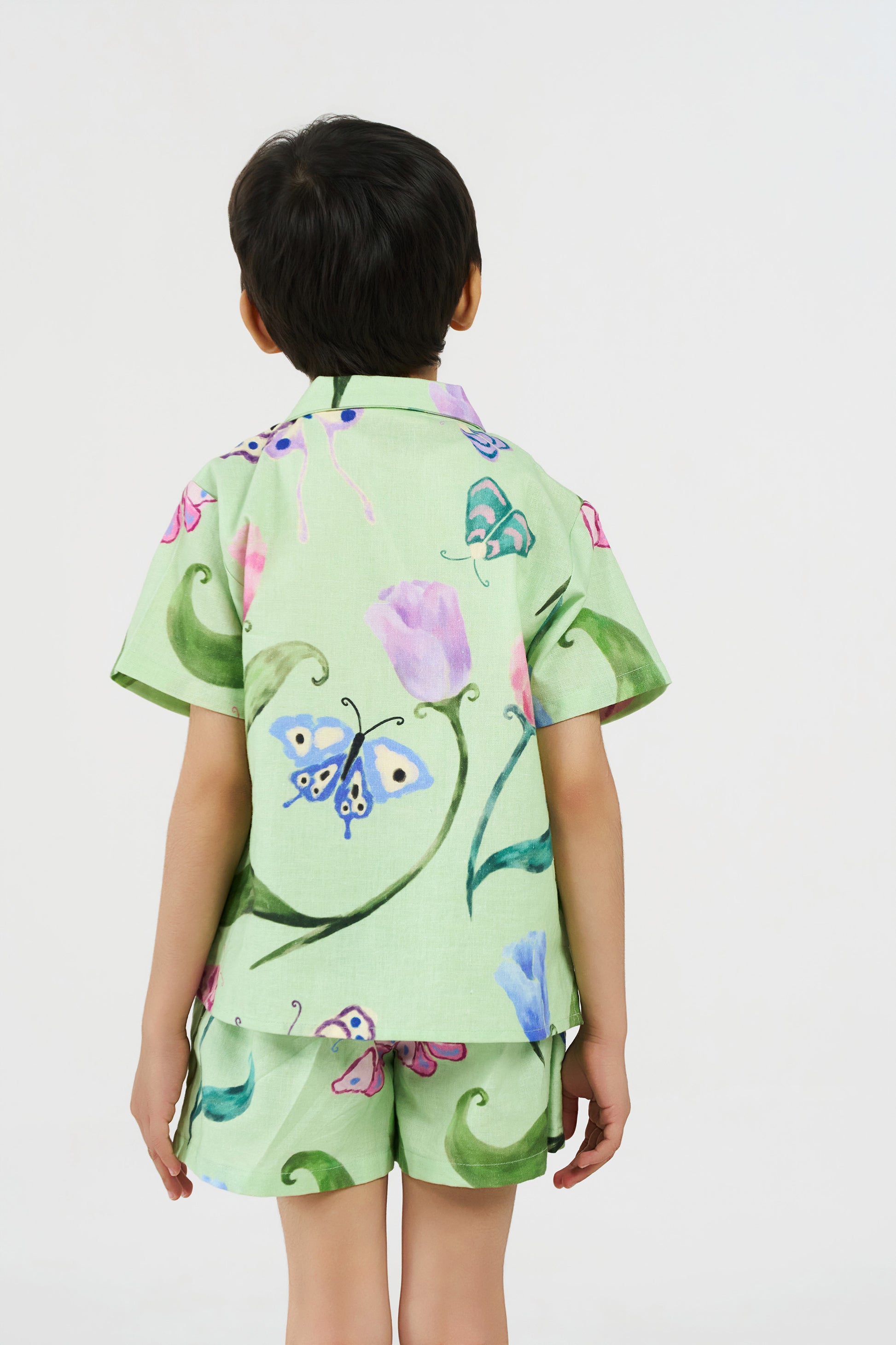 Gardenia Baby Boy Linen Co-ord Set