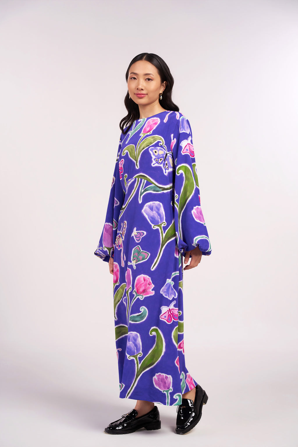 Midnight Tulip Maxi Dress