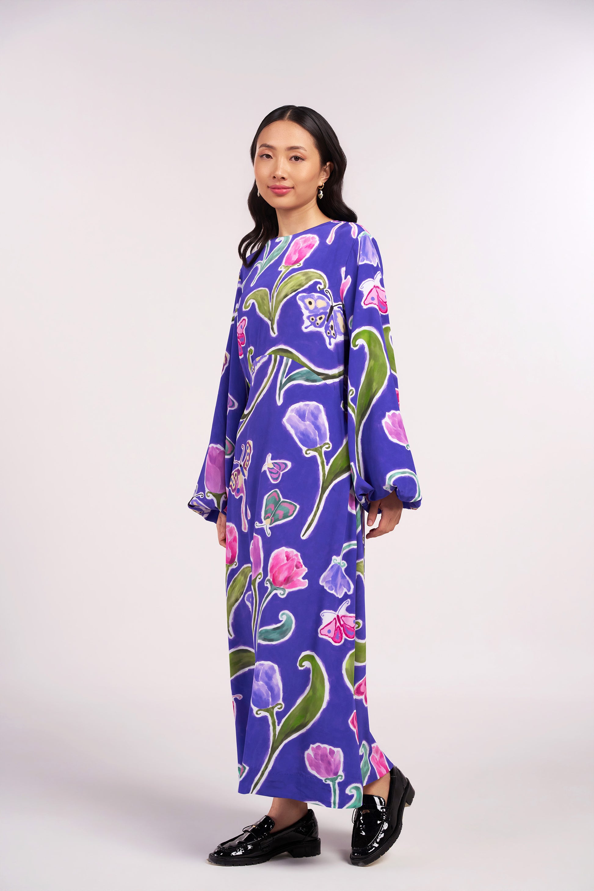 Midnight Tulip Maxi Dress