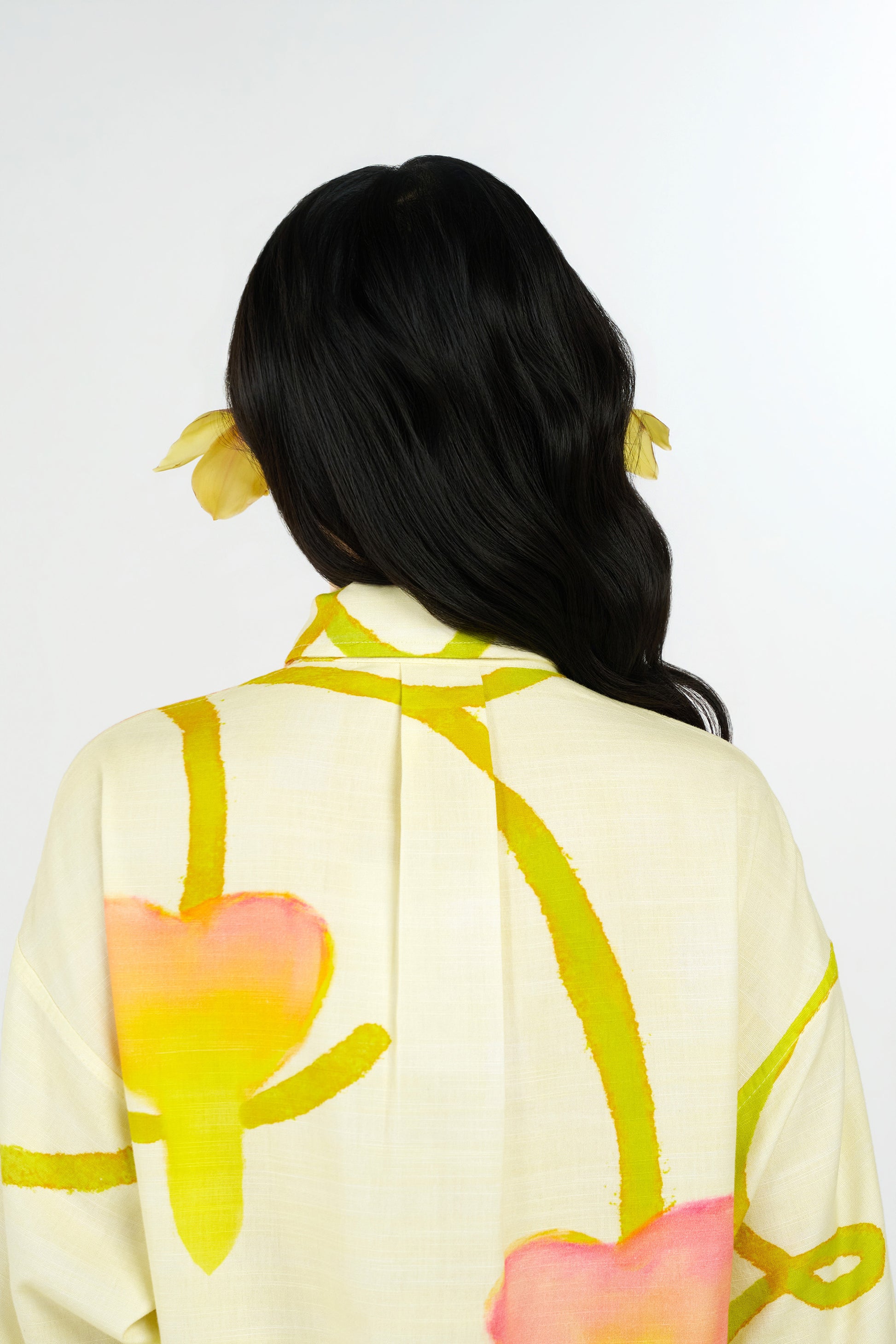 Tiger Orchid Cotton Shirt