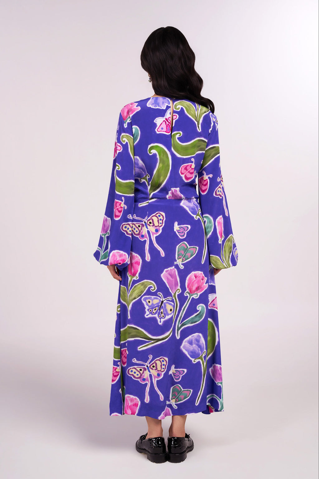 Midnight Tulip Maxi Dress