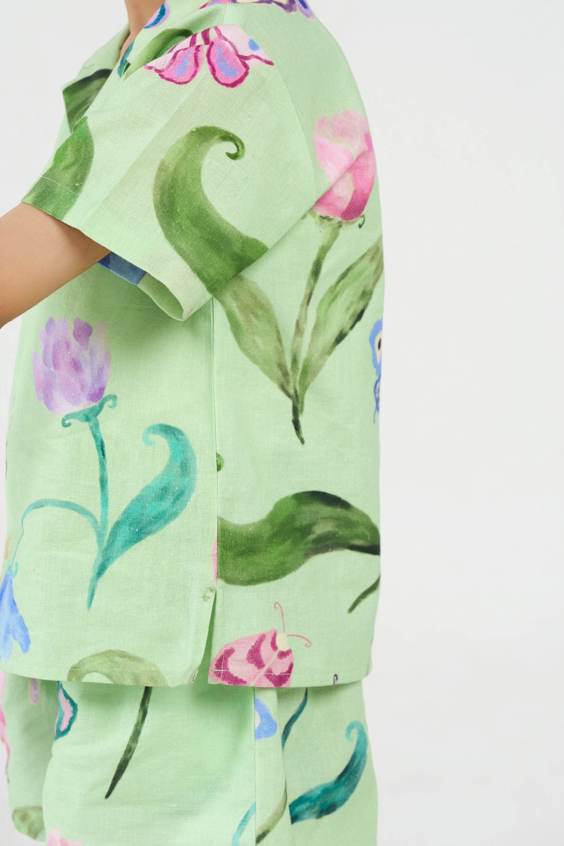 Gardenia Baby Boy Linen Co-ord Set