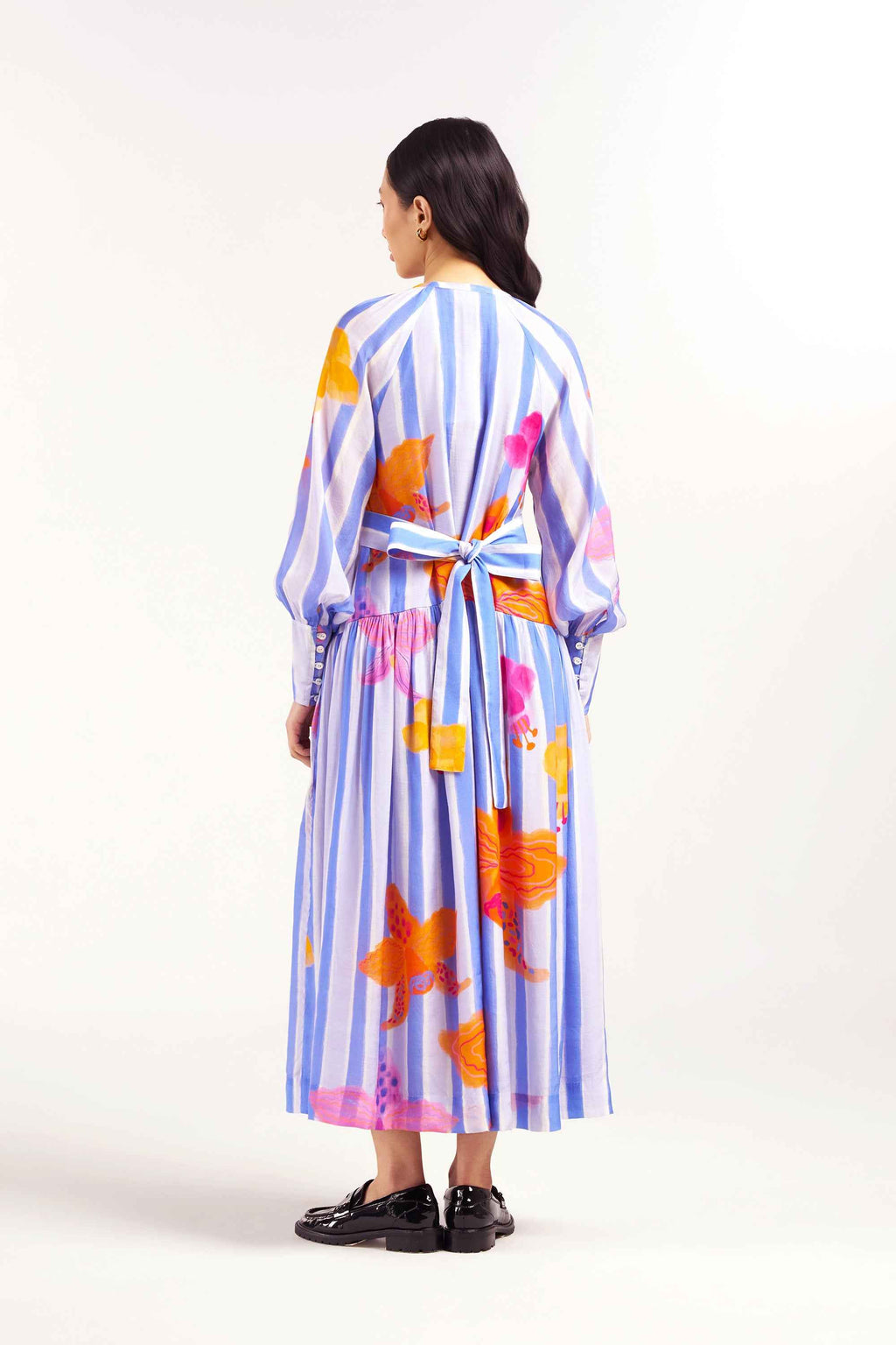 Periwinkle Maxi Shirt Dress