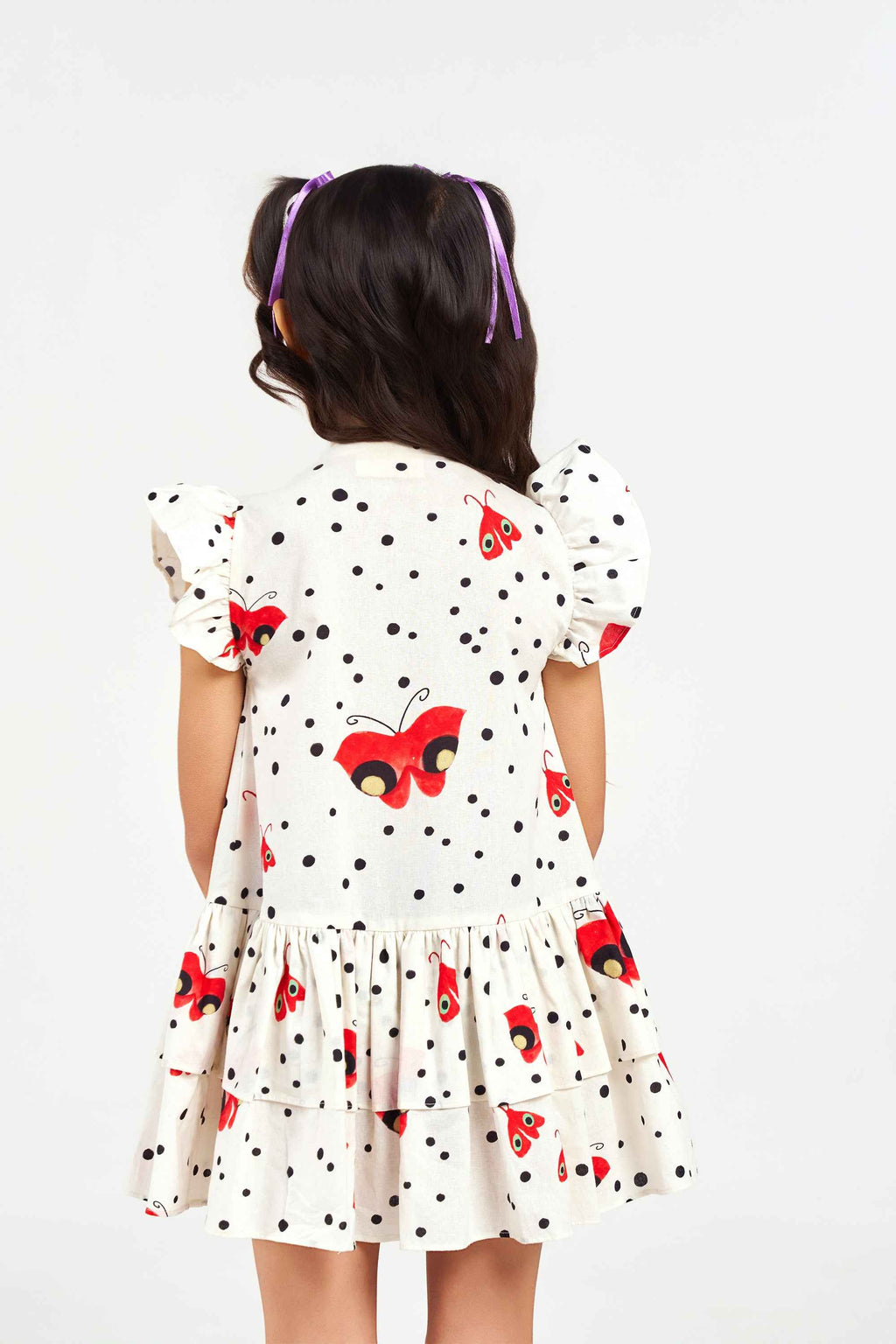 Baby Flutterfly Polka Dot Dress